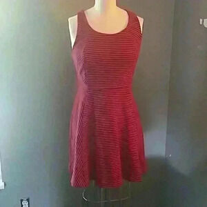 Striped skater dress